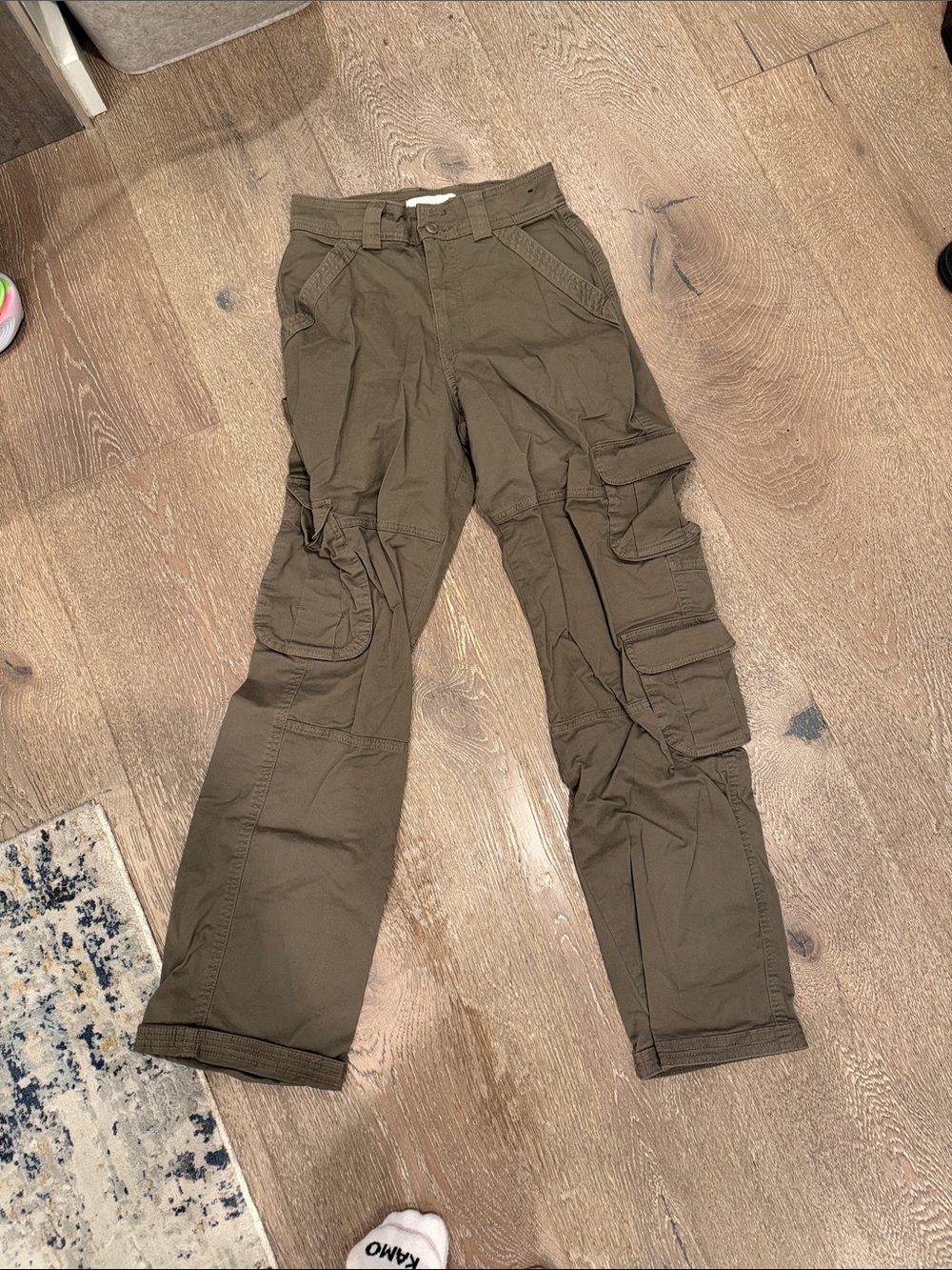 Abercrombie cargos size 0 tall curve love